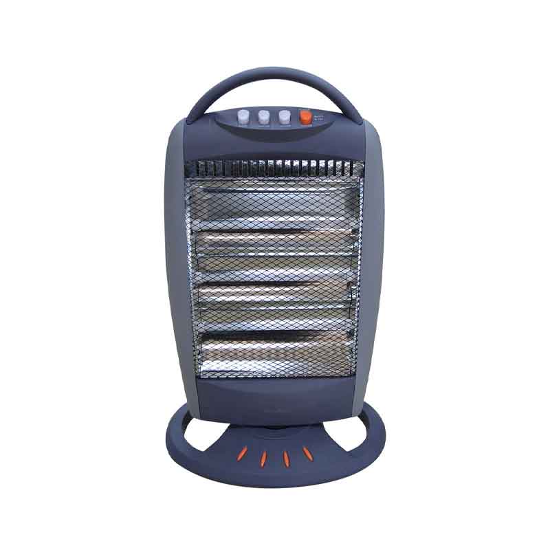 Decakila Room Heater 1200W 3 Heating Levels Oscillation Function Adjustable Thermostat Instant Heating Automatic Tip Over Protection Light Weight KEFH001B