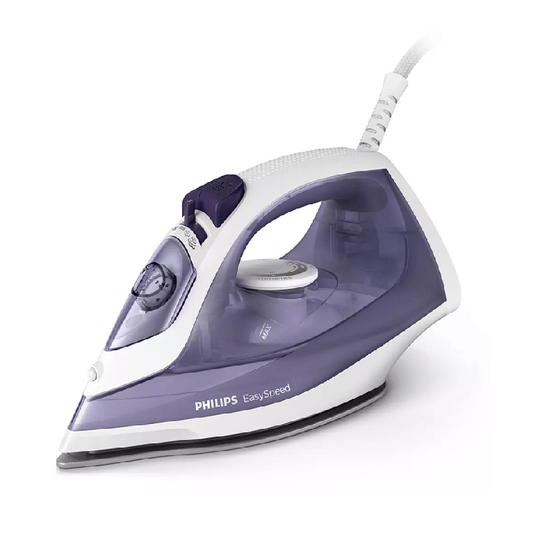 Philips Steam Iron Easy Speed 2000W 220Ml, Steam Boost Up To 100G, Calc Clean Slider, Ceramic Soleplate, Drip Stop Gc1752