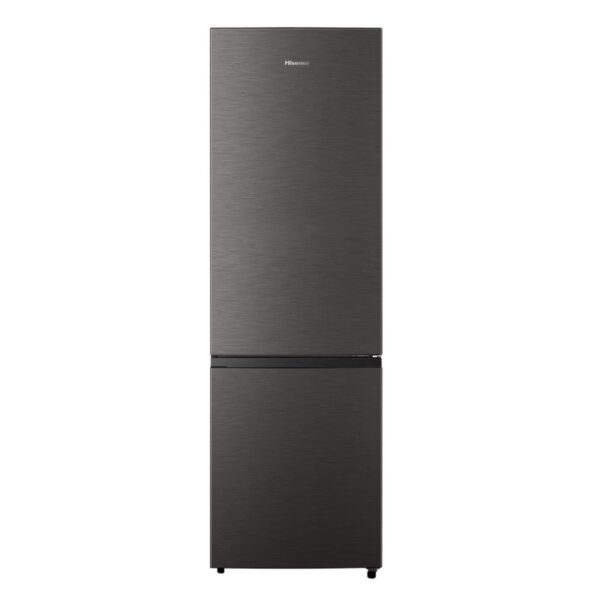 Hisense Refrigerator 264L Bottom Freezer, Double Doors, Titanium Silver H350Bts