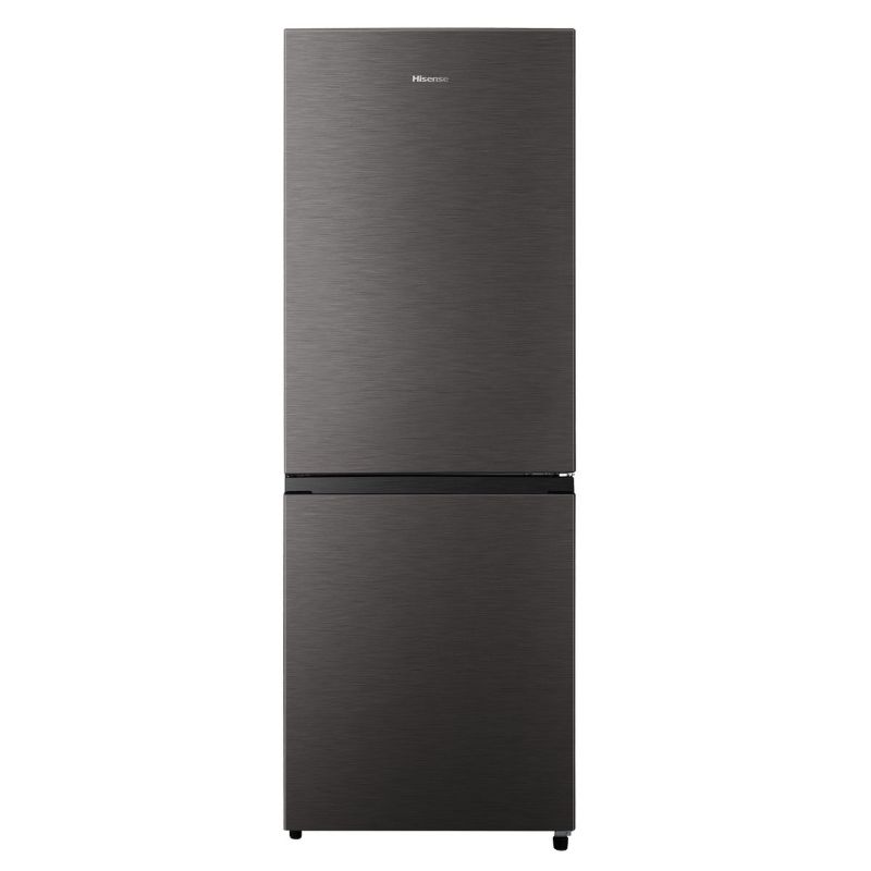 Hisense Refrigerator 223L Double Door, Bottom Freezer, Titanium Silver H300Bts