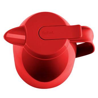 Tefal Mambo Jug Red 1.5 Liter Insulated Thermos Vacuum Flask Plastic-Polypropylenex (PP) Glass Liner K3039212