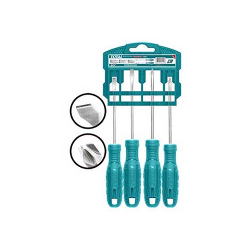 Total Screwdriver Set 4Pcs Thtdc250401