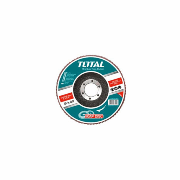 Total Flap Disc 180Mm P40 For High Steel, Steel, Cast Iron &Amp; Sheet Steel Tac631801