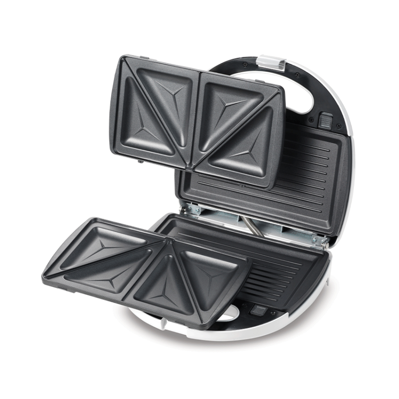 Kenwood Sandwich Maker & Grill 2 in 1 Multi-Functional Plates For Grilling & Toasted Sandwiches Thermostatically Controlled SMP01.A0WH