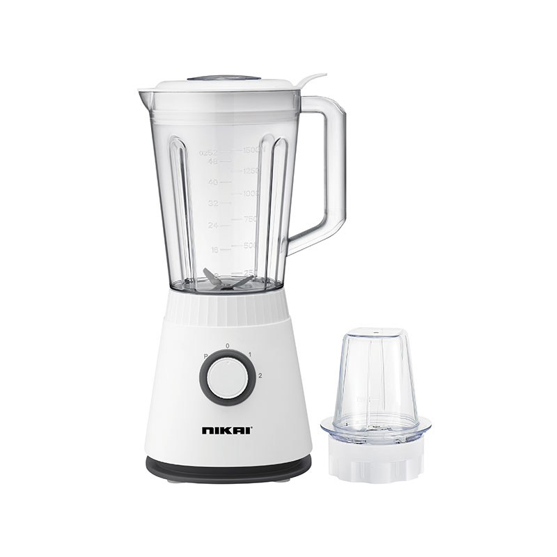 Nikai Blender 1.5L 600W Turbo Ss Blades Safety Switch Mixer Blender Feeder Cap Dry Grinder Nb1705B
