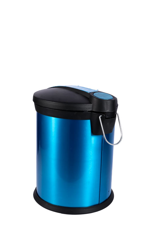Nadstar Dustbin Pedal Steel 20 Liter Blue B09-20LP Offer Product with Dent