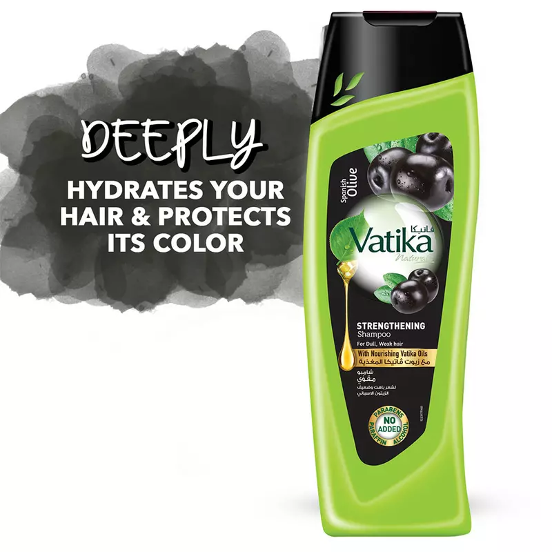 Vatika Strengthening Shampoo Black Olive 400Ml