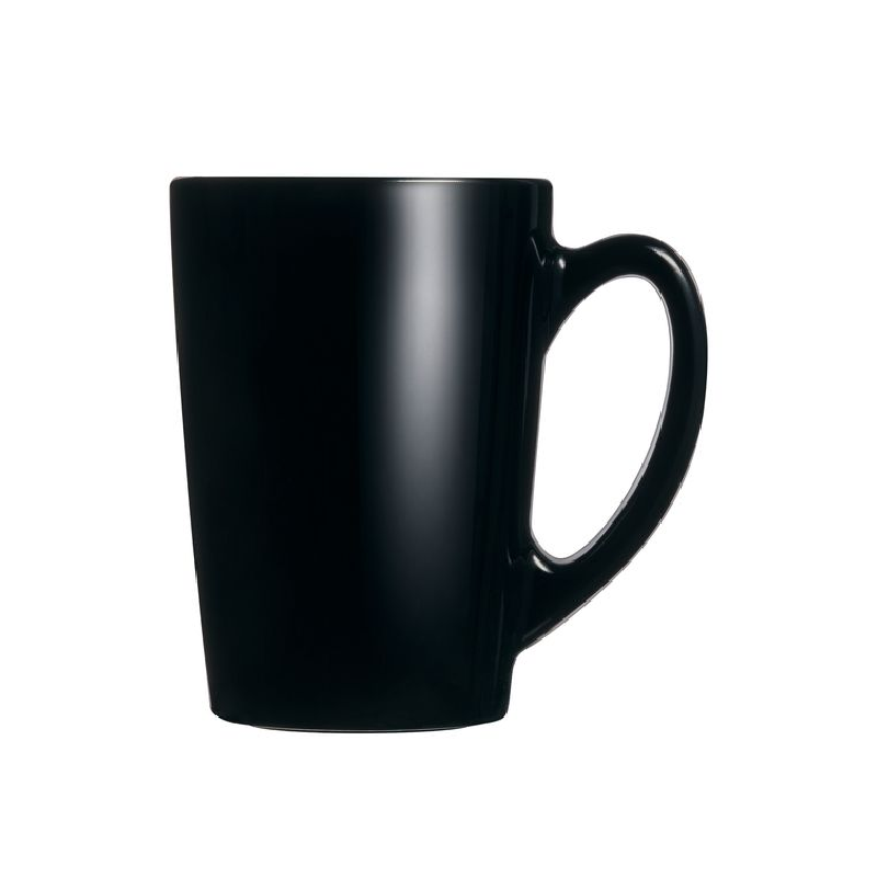 Luminarc New Morning Mug 320Ml Black V9401 (Pack Of 6Pcs)