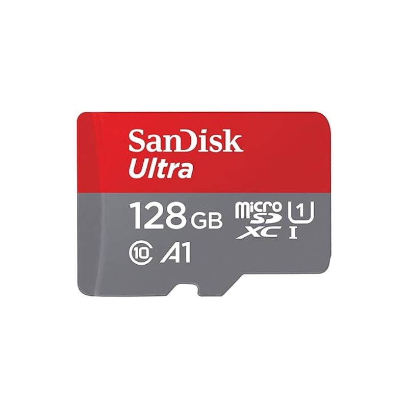 Sandisk Microsd Card 128Gb Ultra Microsdxc Uhs-I Memory Card With Adapter - Supports Speeds Up To 140Mb/S.