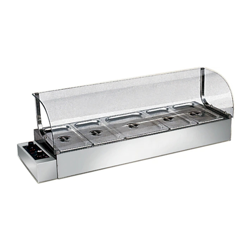 Generic Commercial Electric Bain Marie Table Top 4 Pan Hbm-100