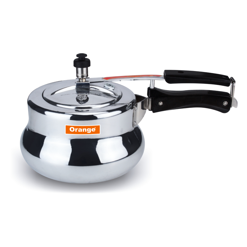Orange Elegant Handi Pressure Cooker 3.5L With Inner Lid Oapc200