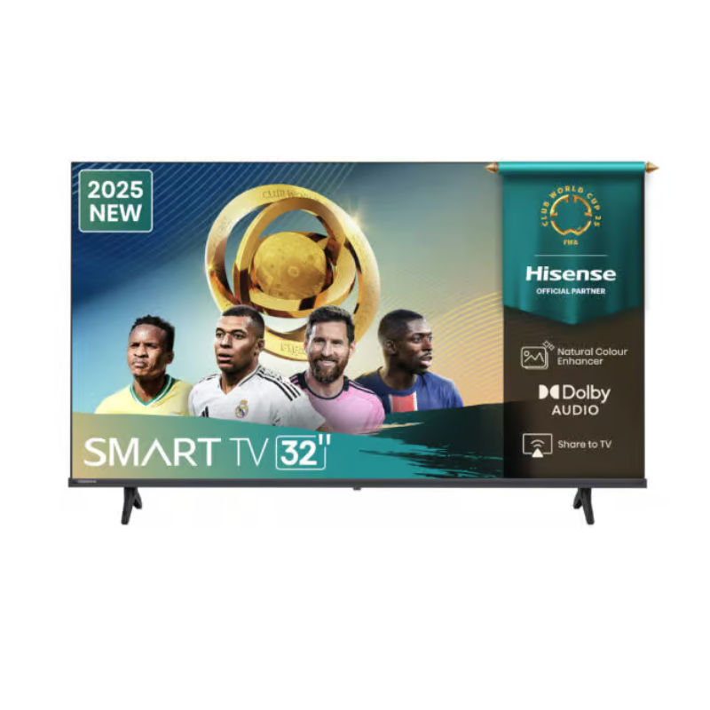 Hisense 32&Quot; Led Hd Vidaa Smart Tv, Natural Colour Enhancer, Dolby Audio, 32A4Q