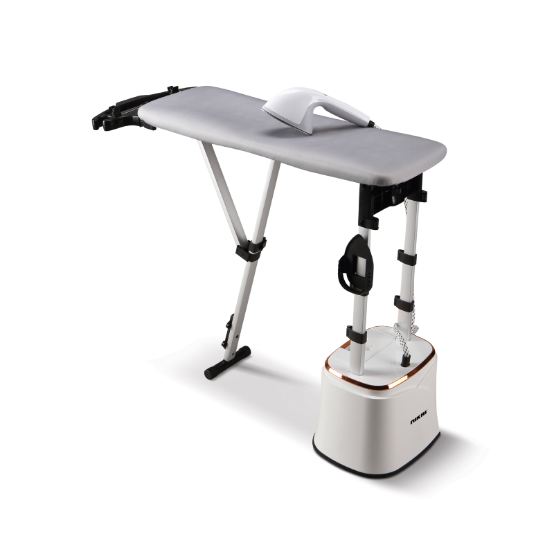 Nikai Garment Steamer 2.2L Tank Suit Hanger 1950W Ngs292Ab Water Filtration Function 3 Bar Pump Inside 79Cm Iron Board Length Automatic Power Off