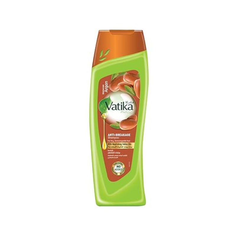 Vatika Shampoo With Argon Oil, Anti-Breakage, Moisturizing And Smoothing, 400Ml