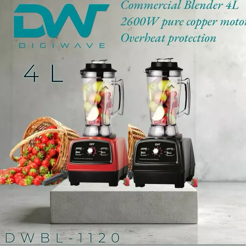Digiwave Commercial Blender 4L 2600W  Dw-Dbl1120