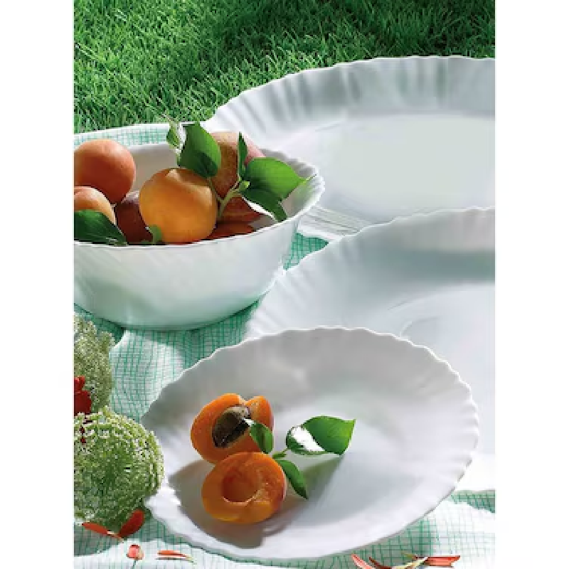 Luminarc Feston Multipurpose Bowl White 12cm P4467 (Pack of 6Pcs)