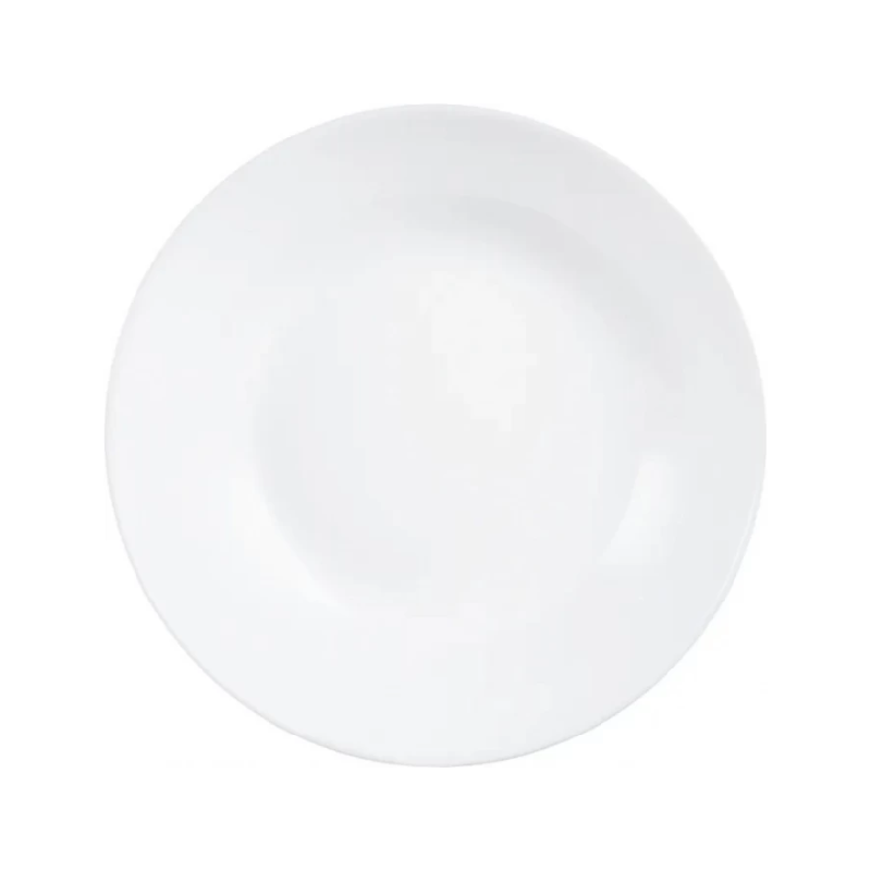Luminarc Diwali Soup Plate 20Cm White P6039 (Pack Of 6Pcs)