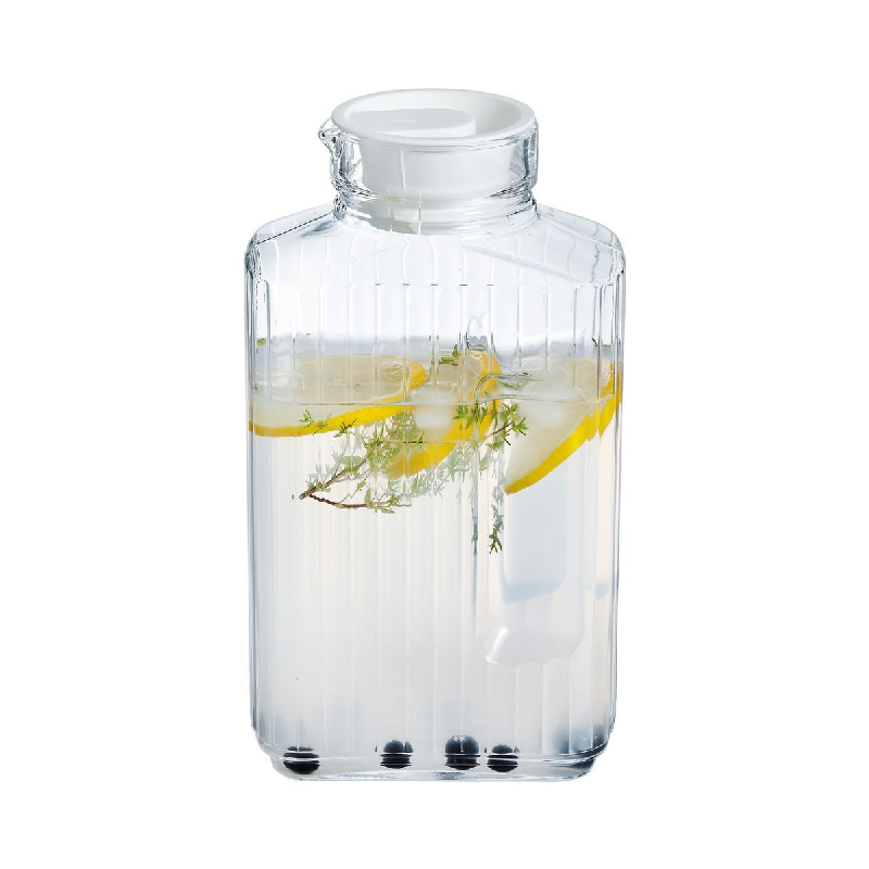 Luminarc Quadro Fridge Glass Jug 2L With Lid V3618/V4070