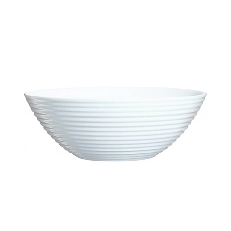 Luminarc Harena Salad Bowl 27cm White N7466 (Pack of 6Pcs)
