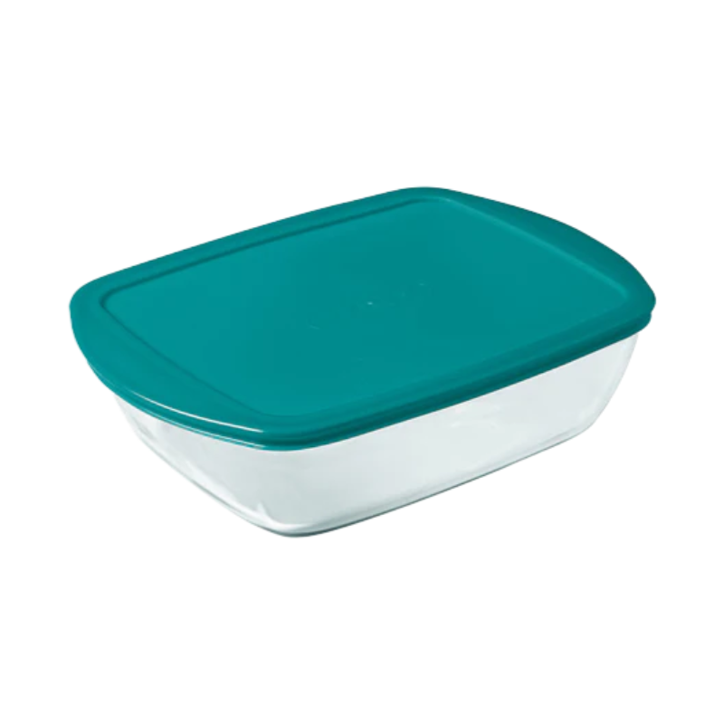 Pyrex Daily Cook &Amp; Store Rectangle Dish With White Lid 2.5L/28X20X8Cm