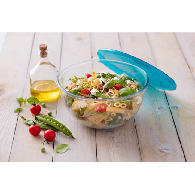 Pyrex Prep &Amp; Store Glass Bowl With Lid 2L 21Cm