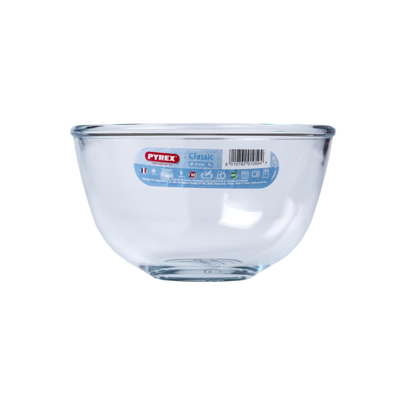 Pyrex Classic Mixing Glass Bowl 1L/17Cm