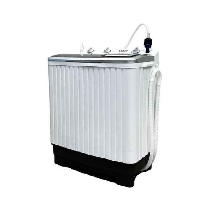Von Washing Machine 8Kg Twin Tub, Semi-Automatic, White Vwm-08Ahk