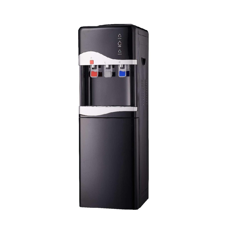 Von Electric Cooling Water Dispenser With Hot, Cold &Amp; Normal Taps, Matte Black+Silver Vde-311Clk