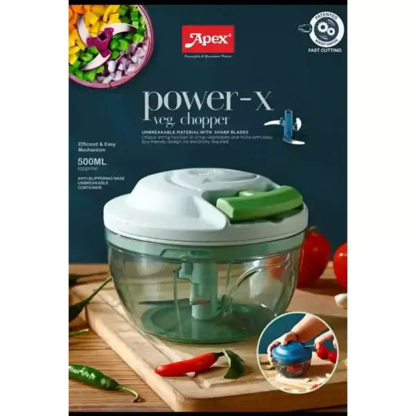 Apex Power-X Veg Chopper 500Ml 450018