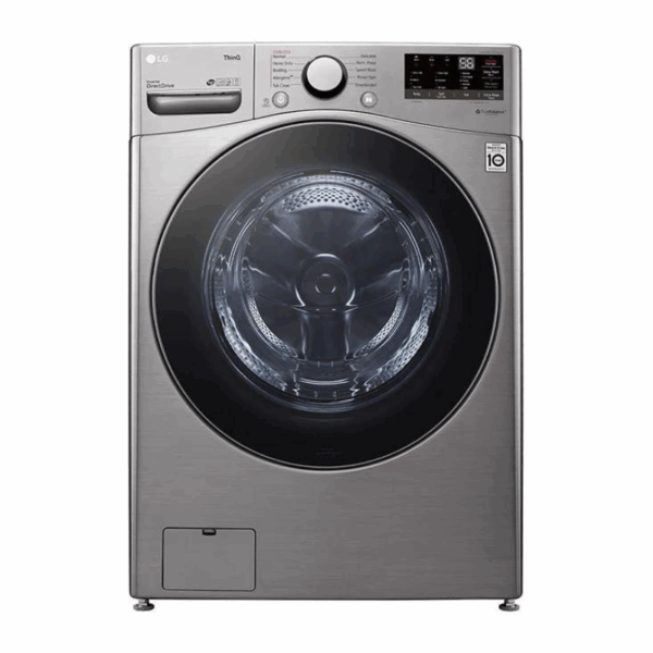 Lg Washing Machine 20Kg &Amp; 12Kg Dryer, Front Load, Turbo Wash, 6-Motion Technology, Inverter Dd Motor, Steam Functionality, Smart Thinq, Lcd Display, Silver F3L2Crv2T