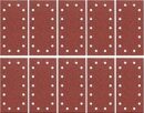 Bosch Sander Sheets for Wood, Velcro Type, 14 Hole, 115mm x 230mm, P60 Grit, Blue, (Pack of 10Pcs) 2608605316