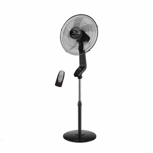 Dolphin Stand Fan - 16&Quot;, 50W With Timer &Amp; Speed Settings, Plastic Blades, Remote Control And Touch Screen, Me-16088.