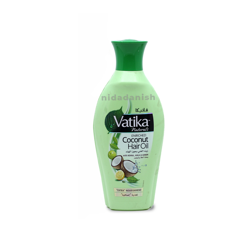 Dabur Vatika Naturals Coconut Hair Oil With Henna, Amla, Lemon &Amp; 5 Herbs - Nourish &Amp; Strengthen Hair &Amp; Scalp For Healthy &Amp; Radiant Hair For Kids, Women &Amp; Adults 125Ml (Pack Of 6)