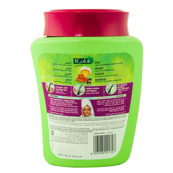 Vatika Hot Oil Treatment Intensive Nourishment, Deep Hydration, And Transformation For Dry, Damaged, And Thick Hair, Enriching Care For Vibrant Hair, Infused With Honey &Amp; Egg Goodness 1Kg (Pack Of 3)