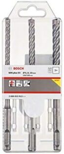 BOSCH Hammer Drill Bit Set PRO SDS plus-5X 10 X 100 X 160mm (Pack of 5Pcs)