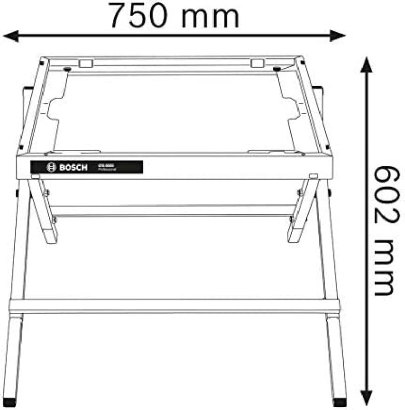 Bosch Professional Saw Table Stand 750Mm Gta 6000