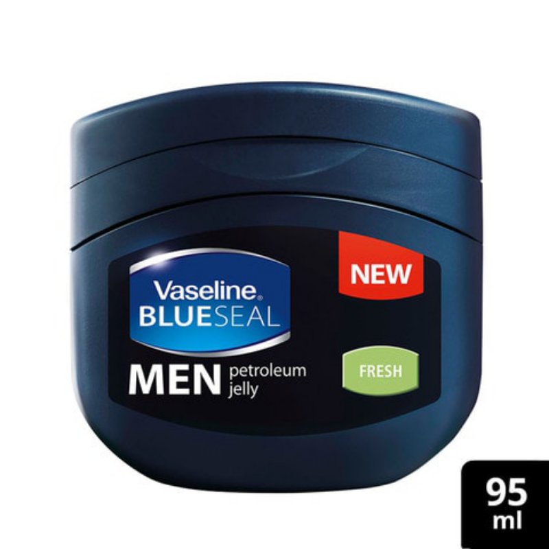 Vaseline Men Petroleum Jelly Fresh 95Ml Leaving Your Skin Feeling Cool And Smooth 68912119 (Pack Of 3)