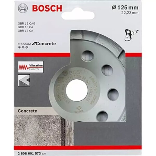 Bosch Diamond Cutting Disc 125 X 22.23 X 5Mm For Concrete 2608601573