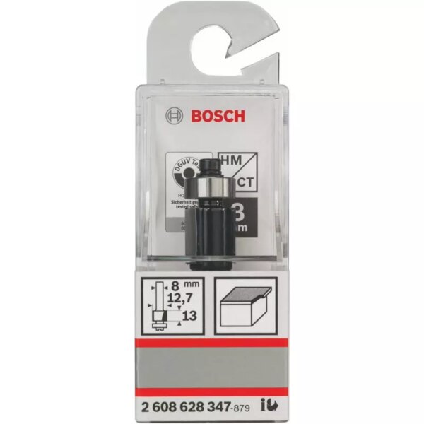 Bosch Laminate Trim Bit 8Mm, 12.7 X 13 X 56Mm 2608628347