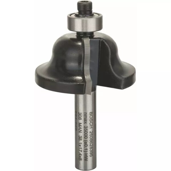 Bosch Edge Forming Bit 8mm, 6.3 x 12.7 x 17 x 61mm 2608628395