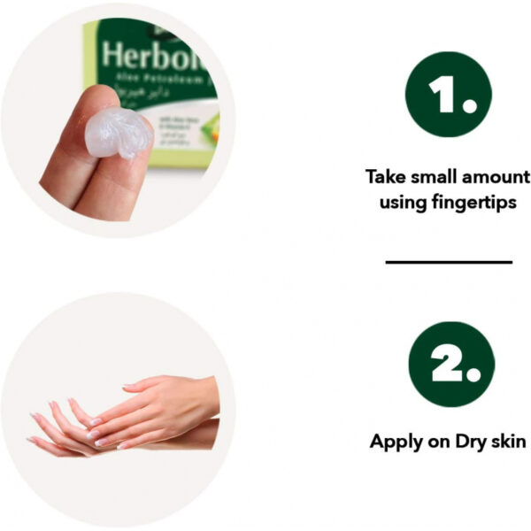 Dabur Herbolene Petroleum Jelly Enriched With Cocoa Butter And Vitamin E For Dry And Rough Skin 225Ml (Pack Of 3)