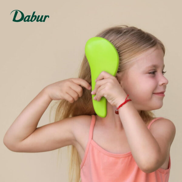 Dabur Amla Hair Oil Kids Natural Goodness Of Amla, Olive, And Almond, Promotes Long, Strong, And Healthy Hair 200Ml (Pack Of 6)