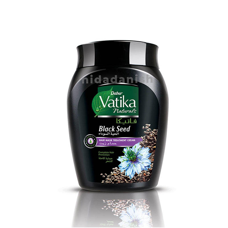 Vatika Hot Oil Treatment Complete Protection, For Damaged Hair, Black Seed-Habba Sauda 1Kg (Pack Of 3)