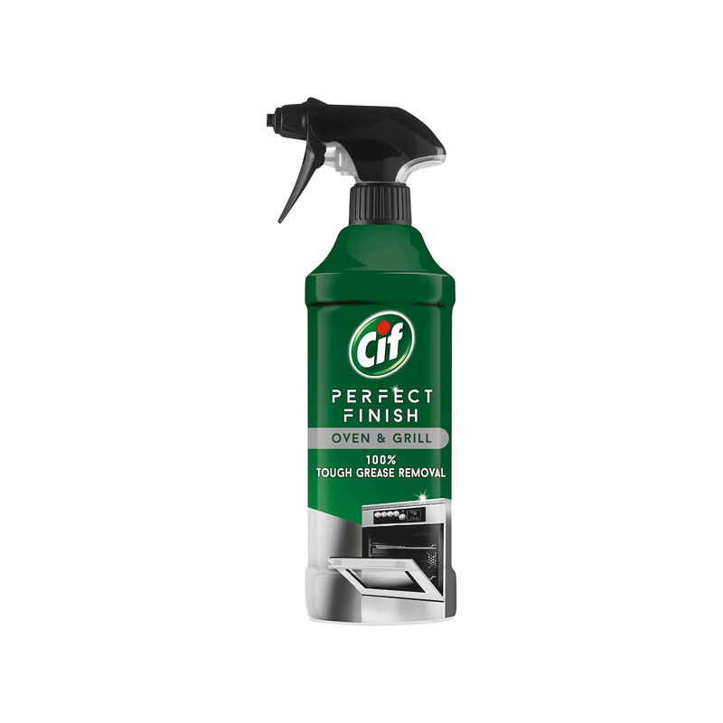 Cif Perfect Finish Oven &Amp; Grill Cleaner Spray, 100% Tough Grease Removal, Suitable For Chimney, Gas Stove 435Ml Cifsog
