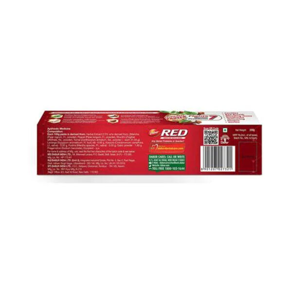 Dabur Toothpaste 200G With Brush Red (Pack Of 6) Drpb200