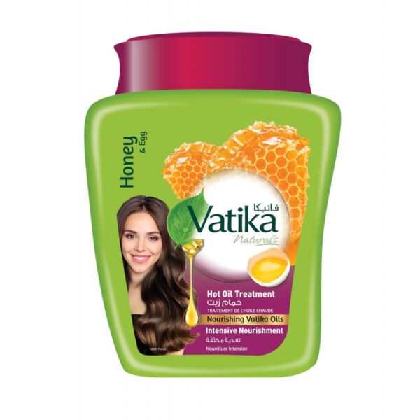 Vatika Hot Oil Treatment Intensive Nourishment, Deep Hydration, And Transformation For Dry, Damaged, And Thick Hair, Enriching Care For Vibrant Hair, Infused With Honey &Amp; Egg Goodness 1Kg (Pack Of 3)