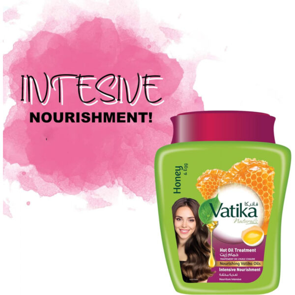 Vatika Hot Oil Treatment Hammam Zaith With Egg &Amp; Honey, Hot Oil Treatment For Intensive Nourishment 500Gm Egg (Pack Of 3)