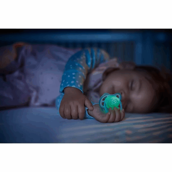 Philips Avent Soother Night Time 2'S 6-18M + Pacifier 376/20
