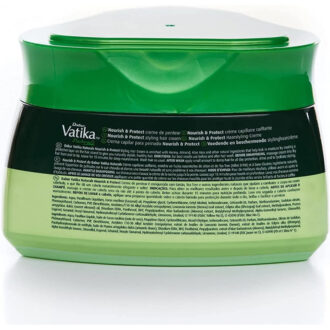 Vatika Hair Cream Nourishing &Amp; Protect, Henna, Almond, Aloe Vera &Amp; Nourishing Vatika Oils, Style &Amp; Texture 140Ml (Pack Of 3)