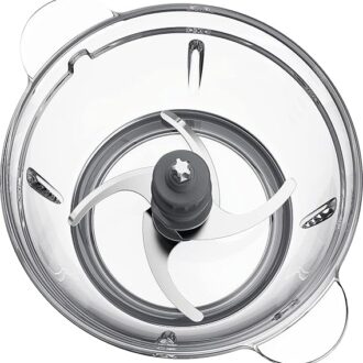 Kenwood Chopper 600ml Steel Bowl 500w Chp62.700si Dripper Pro, Quad Blade, Storage Lid, Dual Speed, Spatula, Ice Crush Function